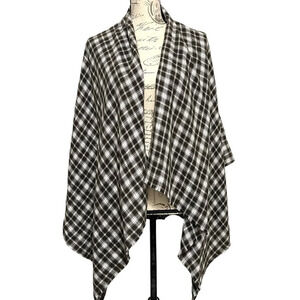 NEW Knox Rose Plaid Flannel Open Front Cardigan Size XS‎ NWT